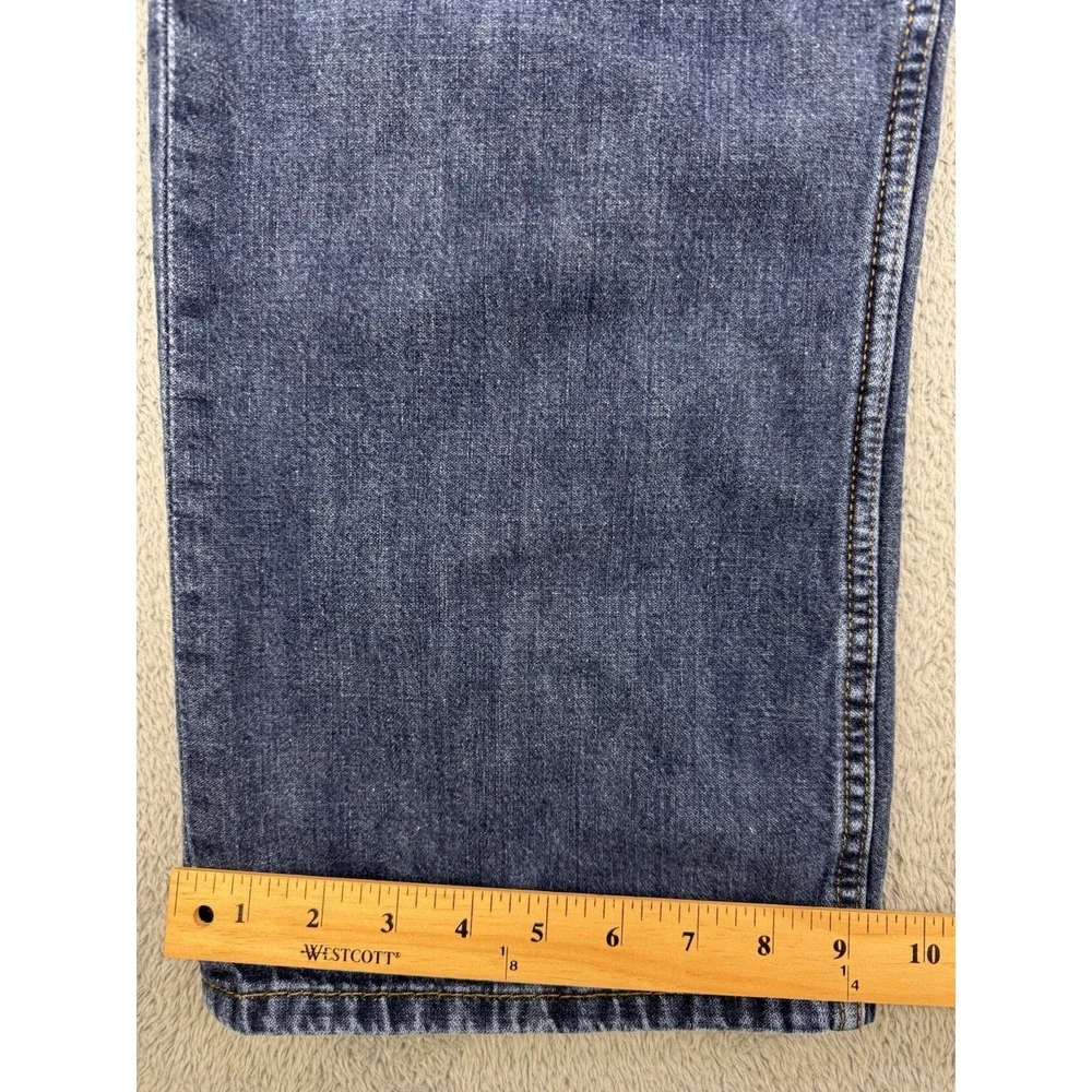 Levis 569 Jeans Men 40x32 Blue Loose Baggy Straight Whisker Distress Denim‎